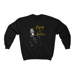 King By Nature: Unisex Heavy Blend™ Crewneck Sweatshirt