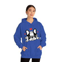 Load image into Gallery viewer, Mia/French Bulldog: Unisex Heavy Blend™ Hooded Sweatshirt