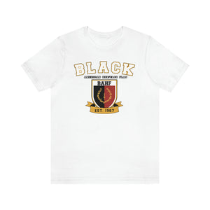 Black Heritage Flag: Unisex Jersey Short Sleeve Tee