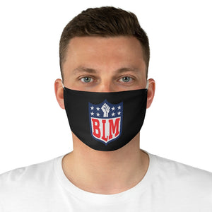 Black Lives Matter Shield: Kings' or Queens' Fabric Face Mask