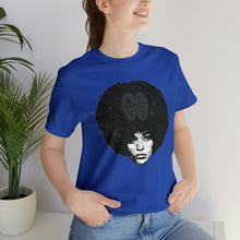 Cargar imagen en el visor de la galería, Angela Davis/UCC Logo: Unisex Jersey Short Sleeve Tee