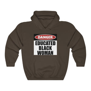 Educated Black Woman: Unisex Heavy Blend™ Hooded Sweatshirt