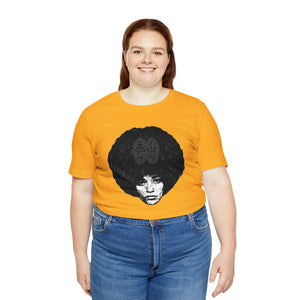 Angela Davis/UCC Logo: Unisex Jersey Short Sleeve Tee