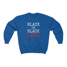 Load image into Gallery viewer, Black On Black Love: Unisex Heavy Blend™ Crewneck Sweatshirt