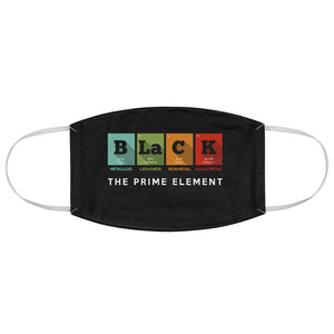 Black/The Prime Element: Kings' or Queens' Fabric Face Mask