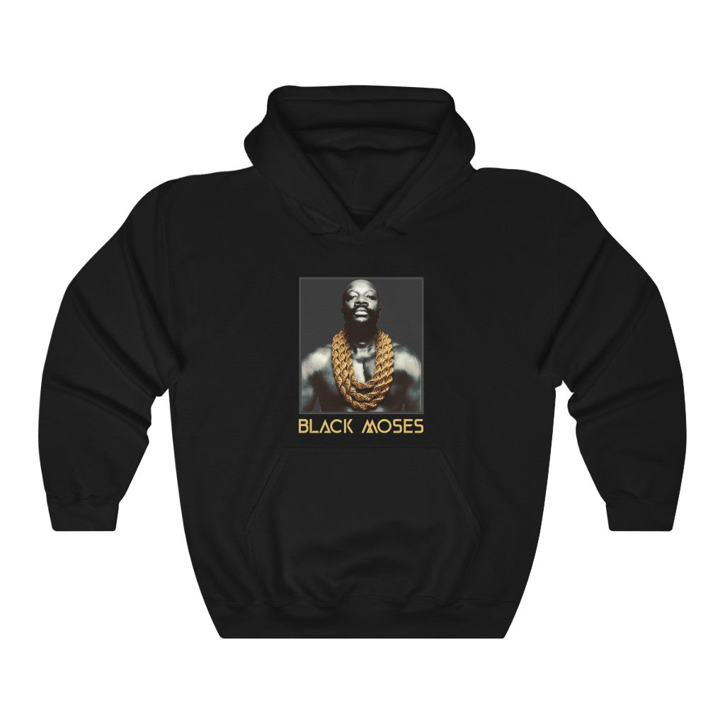 Black Moses/Chains: Unisex Heavy Blend™ Hooded Sweatshirt