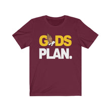Load image into Gallery viewer, God&#39;s Plan: Kings&#39; Jersey Short Sleeve Tee
