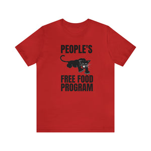 People's Free Food Program: Unisex Jersey Short Sleeve Tee