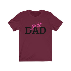 Girl Dad: Kings' or Queens' Jersey Short Sleeve Tee