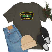 Cargar imagen en el visor de la galería, Child Support Veteran: Unisex Jersey Short Sleeve Tee