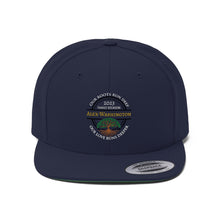 Load image into Gallery viewer, Alex-Washington Reunion: Unisex Flat Bill Hat