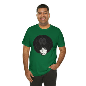 Angela Davis/UCC Logo: Unisex Jersey Short Sleeve Tee