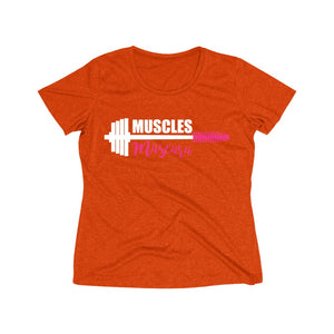 Muscles & Mascara: Queens' Heather Wicking Tee