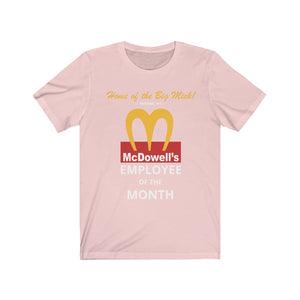 McDowell's Employee of the Month: Kings' or Queens' Jersey Short Sleeve Tee