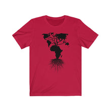 Load image into Gallery viewer, African Roots: Kings&#39; or Queens&#39; Jersey Short Sleeve Tee
