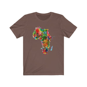 Abstract Africa: Kings' or Queens' Unisex Jersey Short Sleeve Tee