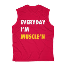 Load image into Gallery viewer, Everyday I&#39;m Muscle&#39;n: Kings&#39; Sleeveless Performance Tee