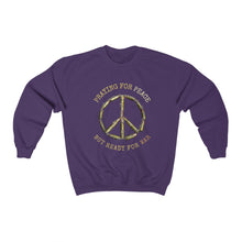 Cargar imagen en el visor de la galería, War &amp; Peace: Unisex Heavy Blend™ Crewneck Sweatshirt