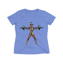 Load image into Gallery viewer, Workout Tianna: Queens&#39; Heather Wicking Tee