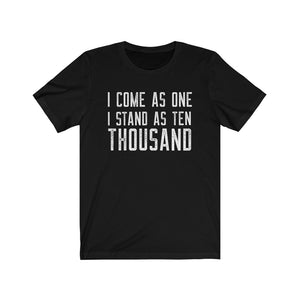 I Stand As Ten Thousand: Kings' Jersey Short Sleeve Tee