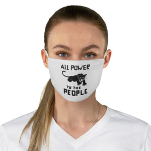 All Power To The People: Kings' or Queens' Fabric Face Mask