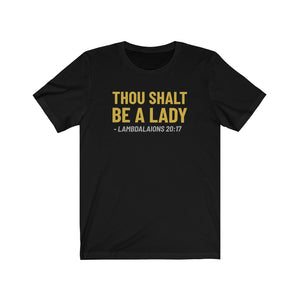 Mel Thou Shalt: Unisex Jersey Short Sleeve Tee