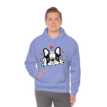 Load image into Gallery viewer, Mia/French Bulldog: Unisex Heavy Blend™ Hooded Sweatshirt