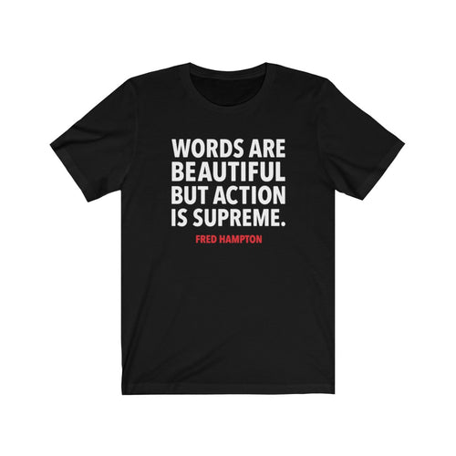 Action Is Supreme/Fred Hampton:  Kings' Jersey Short Sleeve Tee