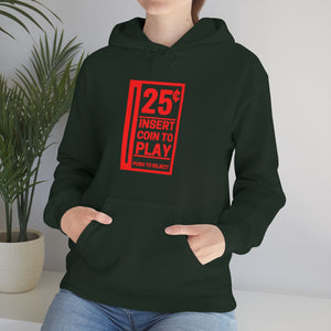 Insert to Play: Unisex Heavy Blend™ Hooded Sweatshirt