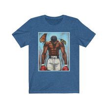 Load image into Gallery viewer, Float Like A Butterfly/Sting Like A Bee: Kings&#39; Jersey Short Sleeve Tee