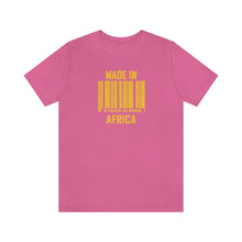 Cargar imagen en el visor de la galería, Made in Africa: Unisex Jersey Short Sleeve Tee