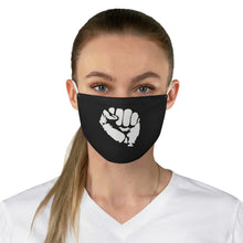 Load image into Gallery viewer, Black Power Fist: Kings&#39; or Queens&#39; Fabric Face Mask