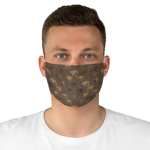Eye of Horus (Brown): Kings' or Queens' Fabric Face Mask