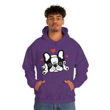 Load image into Gallery viewer, Mia/French Bulldog: Unisex Heavy Blend™ Hooded Sweatshirt