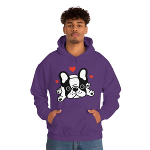 Mia/French Bulldog: Unisex Heavy Blend™ Hooded Sweatshirt