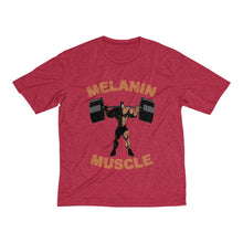 Load image into Gallery viewer, Melanin Muscle: Kings&#39; Heather Dri-Fit Tee