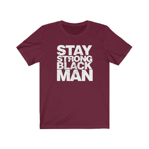 Stay Strong Black Man: Kings' Jersey Short Sleeve Tee