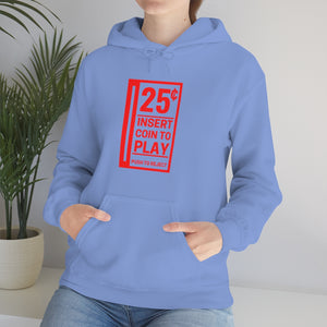 Insert to Play: Unisex Heavy Blend™ Hooded Sweatshirt