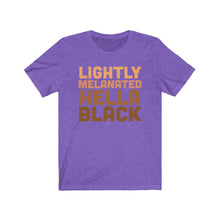 Load image into Gallery viewer, Hella Black: Kings&#39; or Queens&#39; Jersey Short Sleeve Tee