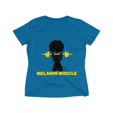 Load image into Gallery viewer, Melanin Muscle: Queens&#39; Heather Wicking Tee