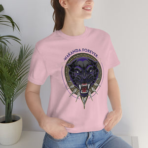 Panther (Wakanda Forever): Unisex Jersey Short Sleeve Tee