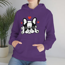 Load image into Gallery viewer, Mia/French Bulldog: Unisex Heavy Blend™ Hooded Sweatshirt