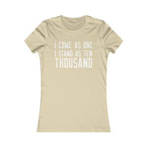 I Stand As Ten Thousand: Queens' Favorite Tee