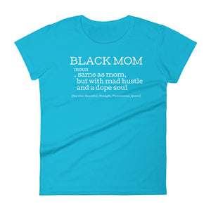 Black Mom: Queens' Short Sleeve T-shirt